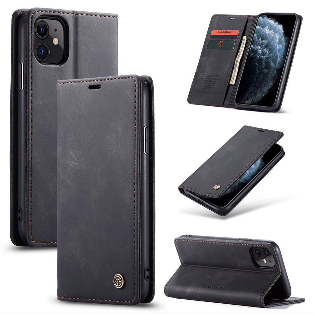 iPhone 11: 6.1-inch Suede Wallet Phone Case